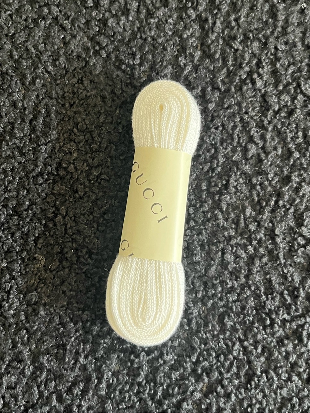 NEW 🤍 Authentic Gucci White Unisex Shoe Laces